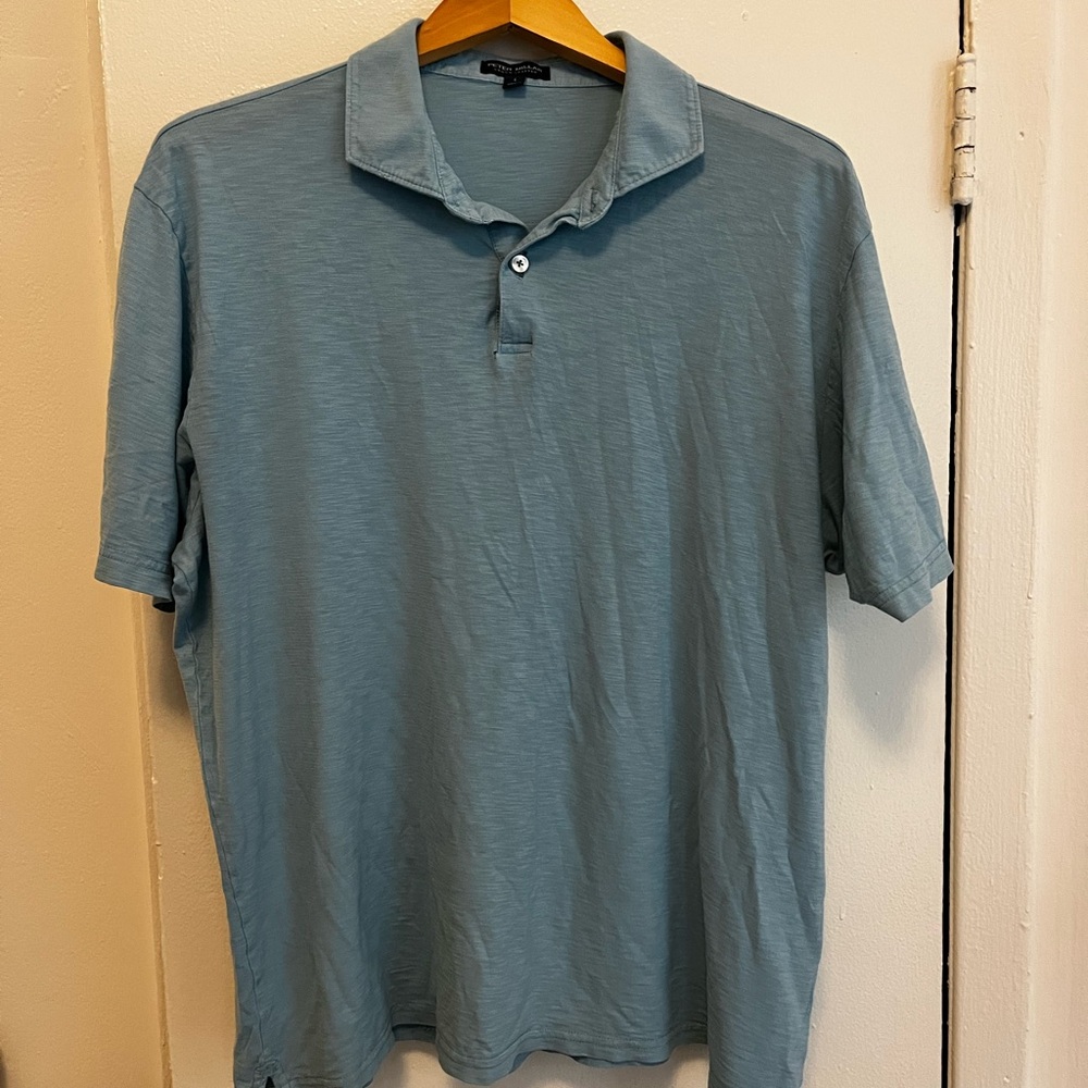 Peter Millar Slate Blue Polo Shirt